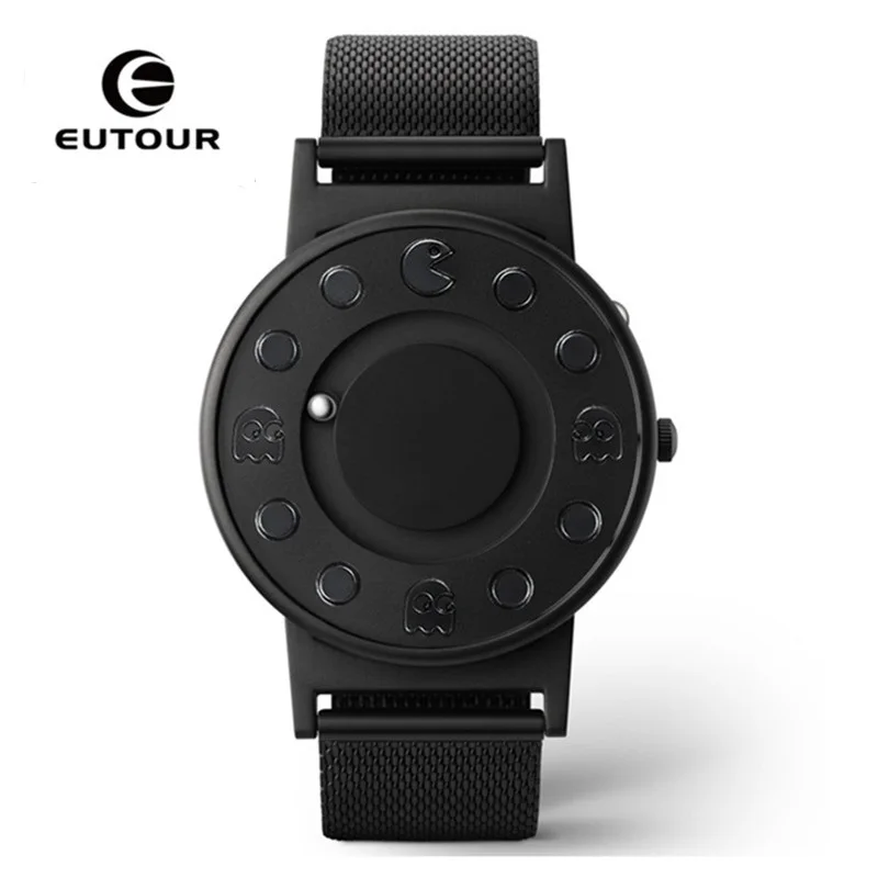 

EUTOUR Watch Men Luxury Brand Magnetic Waterproof Sport Watches Men's Quartz Wrist Black Watch Male Clock relogio masculino
