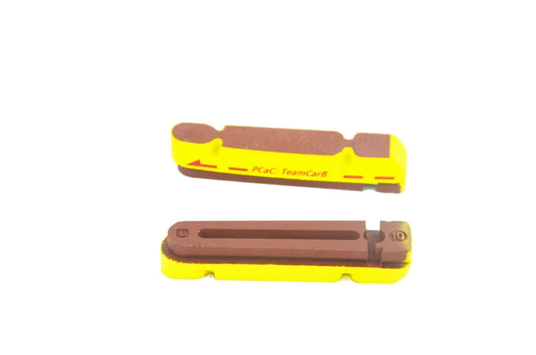 

1 pair (2pc) for carbon rim use Caliper Inserts,professional Carbon+cork Compound brake pads
