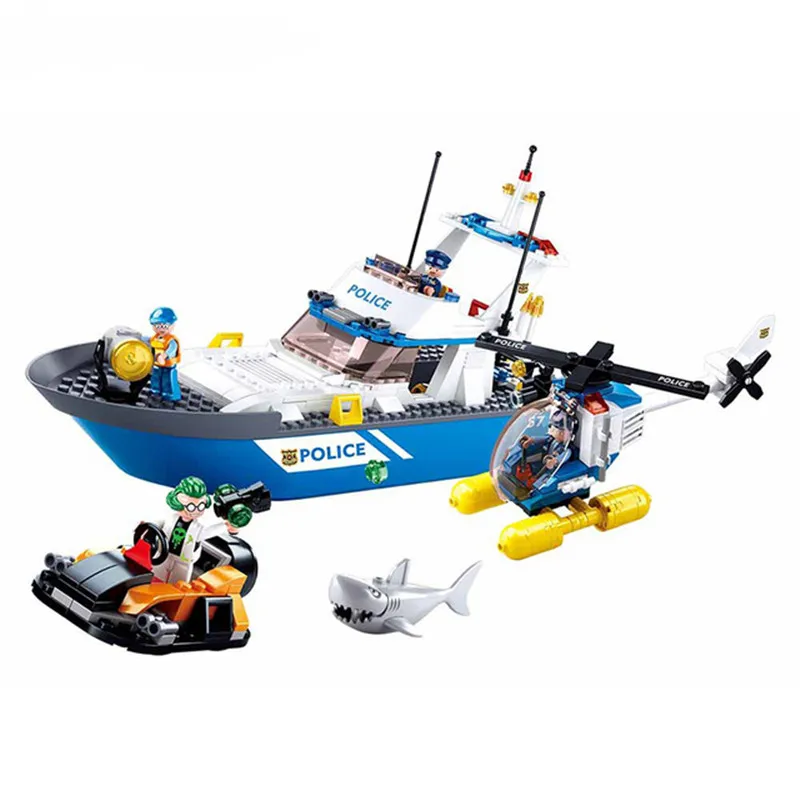 toy police boat
