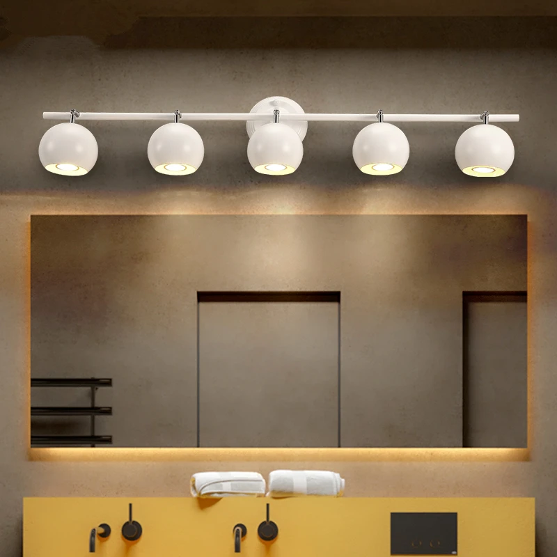 

Modern simple wall lamps clothing store aisle lamp bedroom study fashion cafe iron mirror headlights Wall light