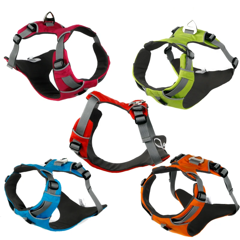 Arnés Reflectante Para Perros De Tiro Y Trineo - Acolchado Y Ajustable, Tallas M A 3XL