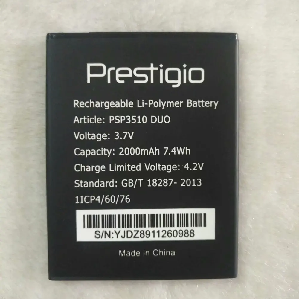 1 шт. Высокое качество Новый psp 3510 Duo Аккумулятор для Prestigio Wise G3 мобильного телефона