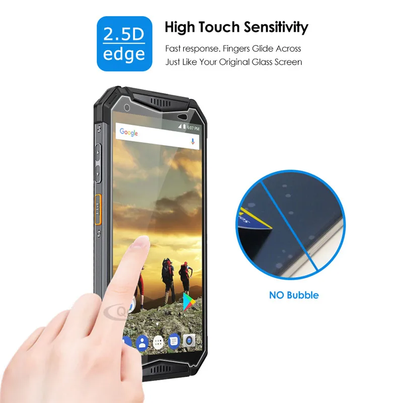 2 قطعة الهاتف واقي للشاشة ل Ulefone درع 2 3 3 T الزجاج المقسى 9 H رقيقة جدا طبقة رقيقة واقية ل Ulefone درع 2 3 قسط