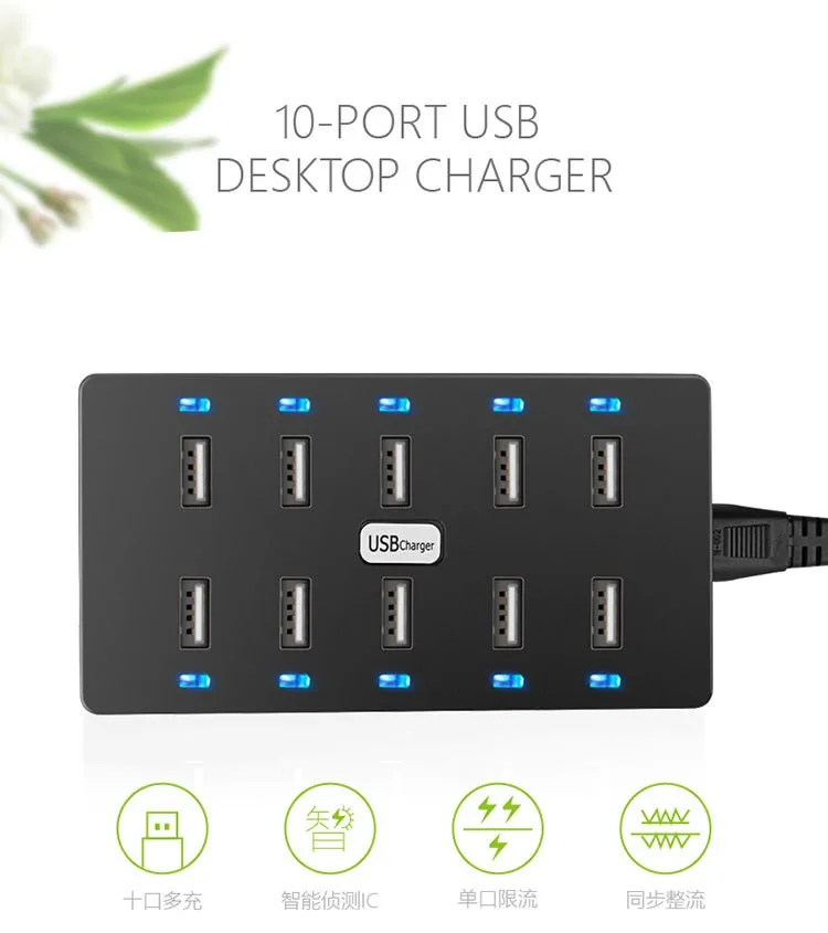 10 ميناء الذكية شاحن يو اس بي Hub مع LCD متعددة منفذ USB شحن الاتحاد الأوروبي لنا الهاتف شاحن للهاتف المحمول باد سادة أقراص 10 ميناء الذكية شاحن يو اس بي Hub مع LCD متعددة منفذ USB شحن الاتحاد الأوروبي لنا الهاتف شاحن للهاتف المحمول باد سادة أقراص