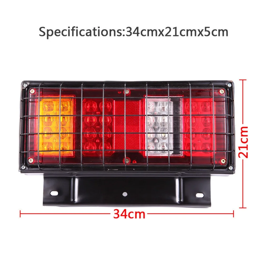 2x12 в железный каркас, сетчатая Крышка для автомобиля, грузовика, светодиодный задний светильник, сигнальные огни, сигнальные огни, задний фонарь для прицепа, караванов, UTE Campers