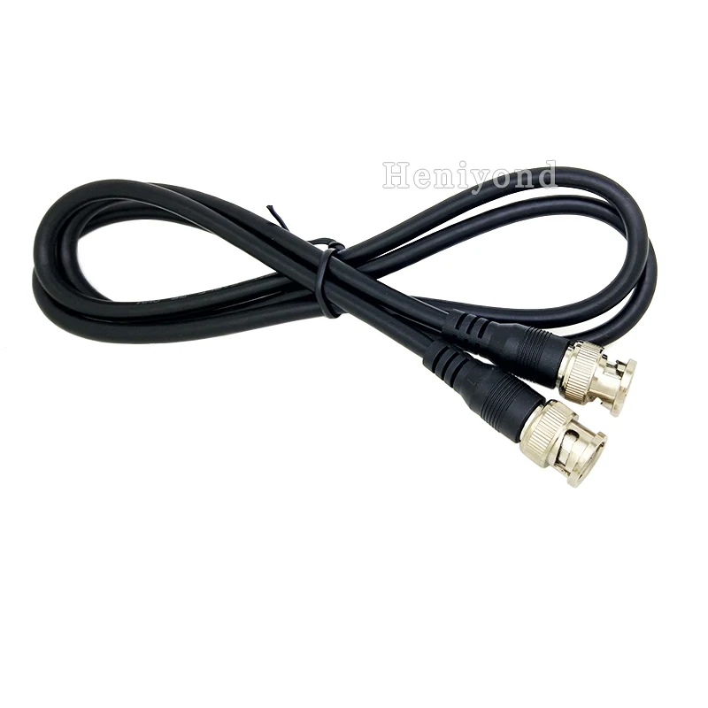 

High Quality free shipping 2M 6.5ft BNC male plug to BNC male connector CCTV ,CAT5 To Camera CCTV Video BNC Cable