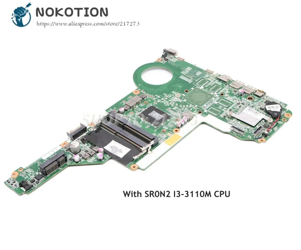 NOKOTION For HP Pavilion 15 17 15 E 17 E Laptop motherboard SR0N2 I3