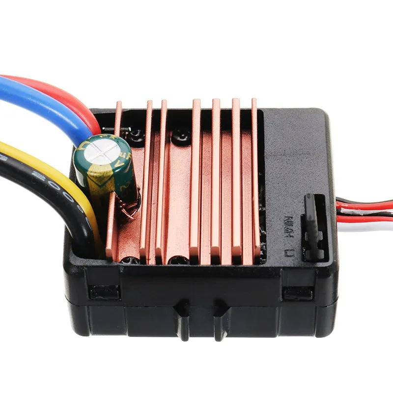 60A ESC углеродный матовый 1/10 RC Гусеничный автомобиль|car part|60a esc1/10 rc |