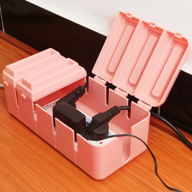 Free shipping 1 pcs power cord socket Wire storage box junction box