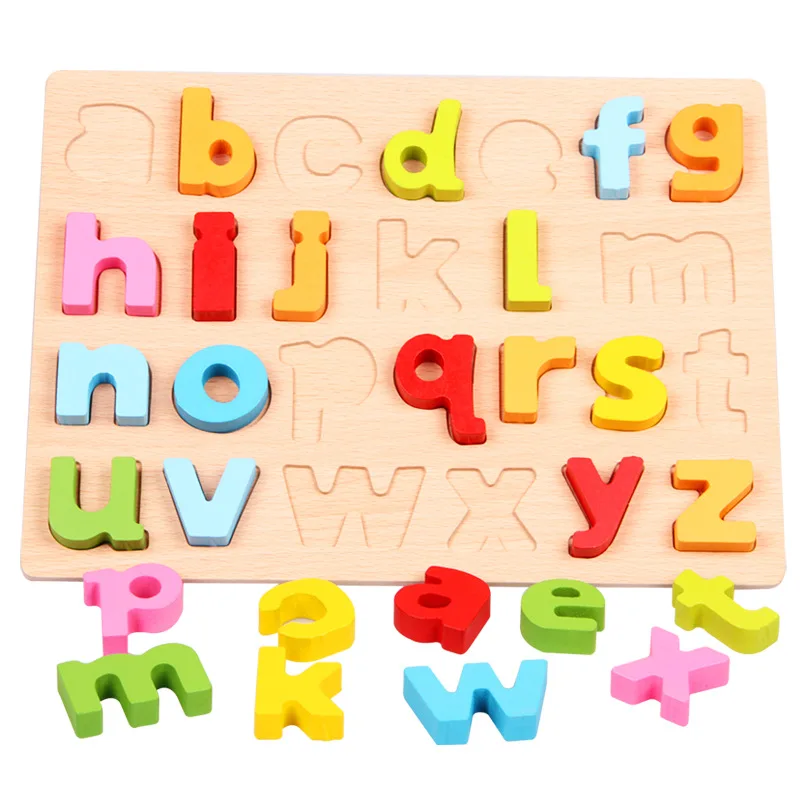 MOTOHOOD Intelligence Educational Toys For Children Enlighten English Digital Learning Puzzle Wooden Toys For Kids Birthday Gift (3)