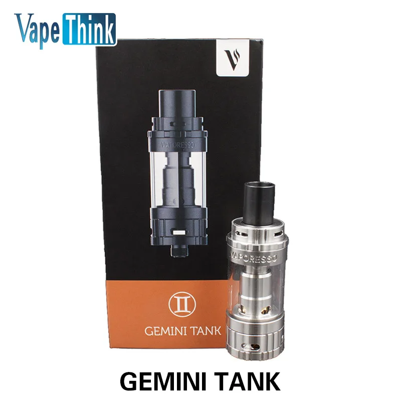 

Original Vaporesso Gemini Tank 3.0ml 0.5ohm cCELL SS316 0.8ohm e sigara Gemini tank