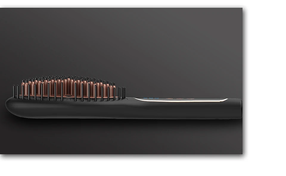 Alisador de Cabelo Escova de Ferro Salão de Beleza Estilo de Cabelo Pente Quente Profissional Feminino Magia Anti-escald 13 anti-escald salão de beleza estilo de cabelo pente quente