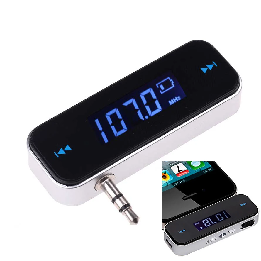 

2019 3.5mm Music Audio FM Transmitter Mini Wireless In-car Transmitter car mp3 Transmitter For iPhone for Samsung iPad