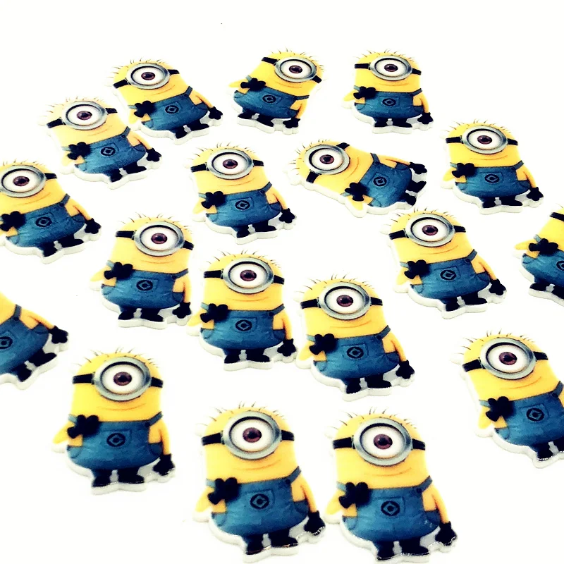 

20Pcs/set Cute Cartoon Cabochons Flat Back Resin For DIY Phone Case Badge Decoration Charms Accessories Kids Gift
