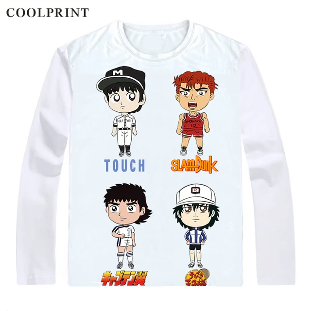 Touch Tatchi Tatsuya Uesugi Shirts Long Sleeve Shirts Anime Kazuya Uesugi Touch Tankobon Tatsuya Kazuya And Minami Cosplay Shirt T Shirts Aliexpress