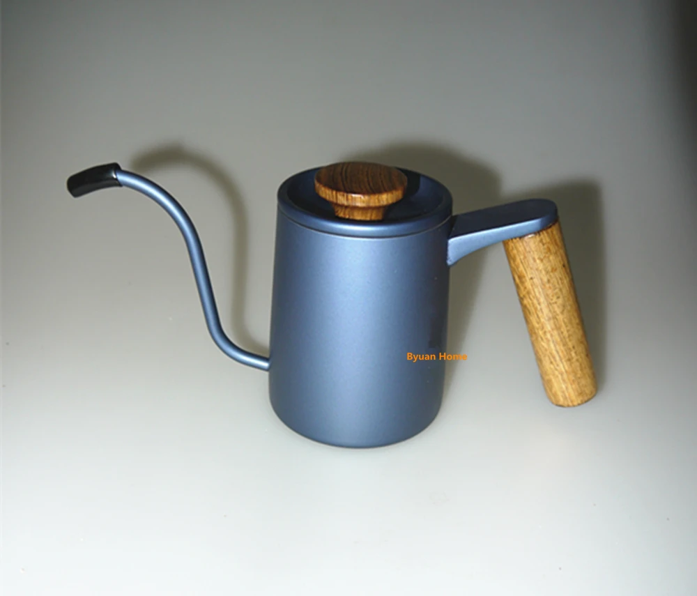 1 шт. 300/600 мл кофе чайник капельный молочник для кофе кофейник из нержавеющей стали молока чашки DIY Инструменты для Эспрессо чайник с s-образным носиком