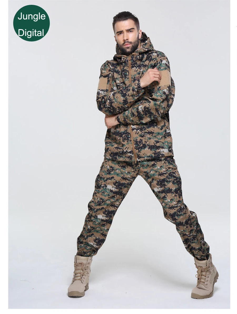 Ice Winter Suit Fly Fishing Clothes Camouflages Men (3)