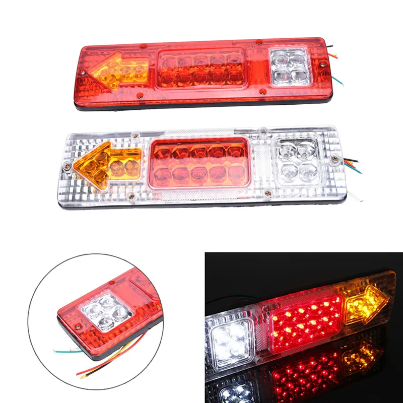 New Arrival 1x 12V 19 LED Tail Light Car Truck Trailer