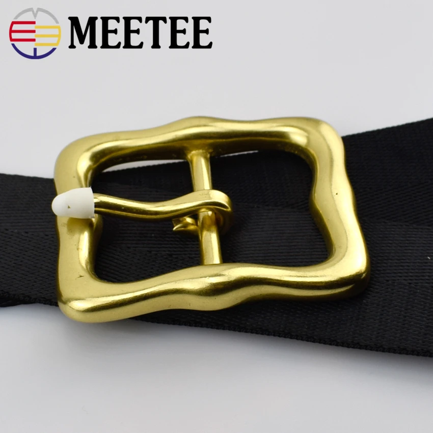 Meetee-NEW-40mm-Width-Bags-Garment-Belt-Buckle-Pure-Copper-Buckles-Brass-DIY-Leather-Belt-Sewing (5)