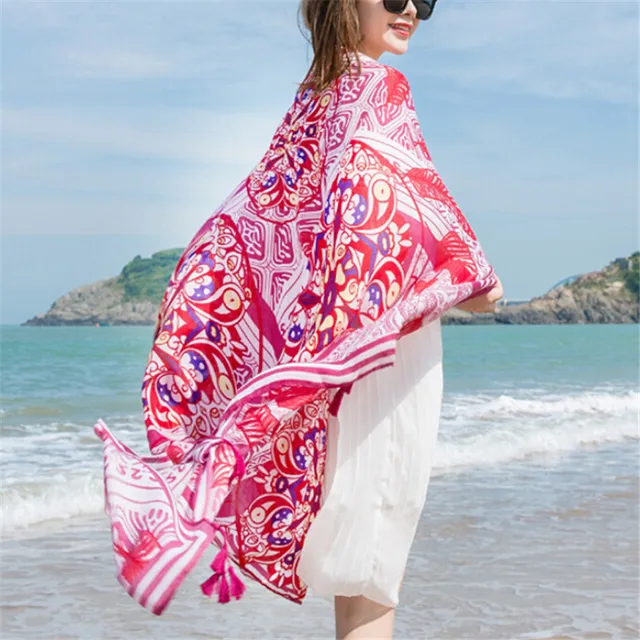 Buy ITFABS Women Summer beach cover ups Shawl Wrap Scarves Long Wraps Shawl