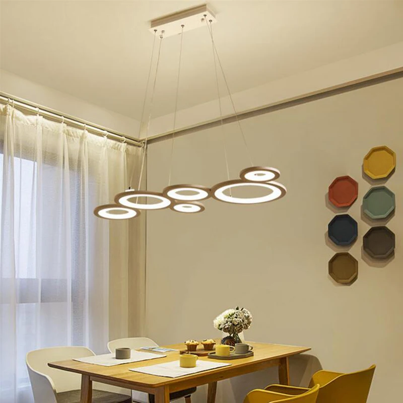 

Postmodern chandelier creative simple acrylic dining room chandelier led lighting fixture led lamp chandelier lighting lamps