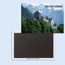 Замок Vaduz, Liechtenstein, магнитный холодильник, прикрепленный к туристическим сувенирам, аксессуары для дома 24894