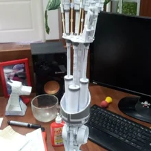 T2 манипулятор(белая форма 1: 1 Sci-fi модель кулон) 3D бумажная модель