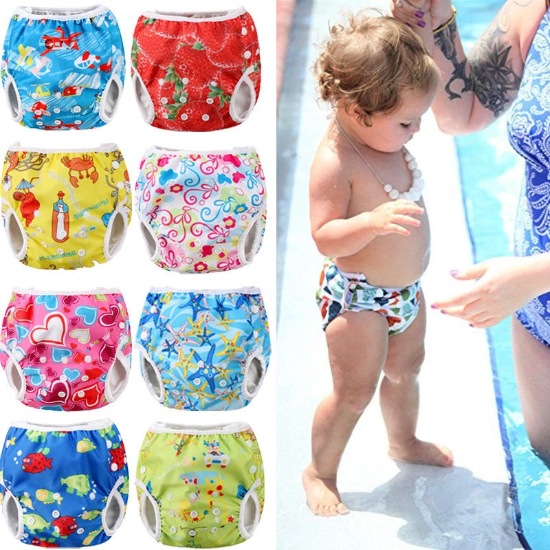 Traje de impermeable con pañales florales de para niños y niñas reutilizables ajustables|girls shorts|girl shorts summergirls boy shorts - AliExpress