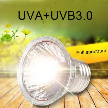

25/50/75W UVA+UVB 3.0 Reptile Lamp Bulb Turtle Basking UV Light Bulbs Heating Lamp Amphibians Lizards Temperature Controller