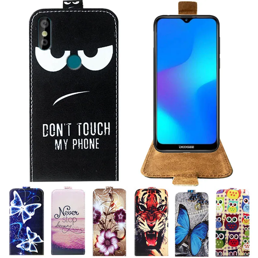 

For Doogee Y8 Case Newest Cartoon 6.1" PU Leather Print Flip Case Cover For Doogee Y8 Phone Case Bag