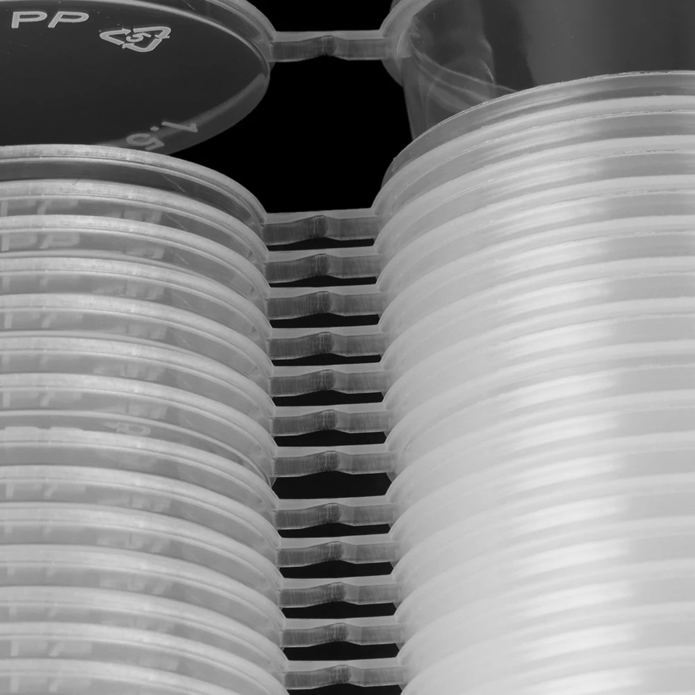 10 шт. 40 мл одноразовая соусница на вынос пластмассовая посуда с шарнирными крышками пигмент коробка для краски палитра хранения организации