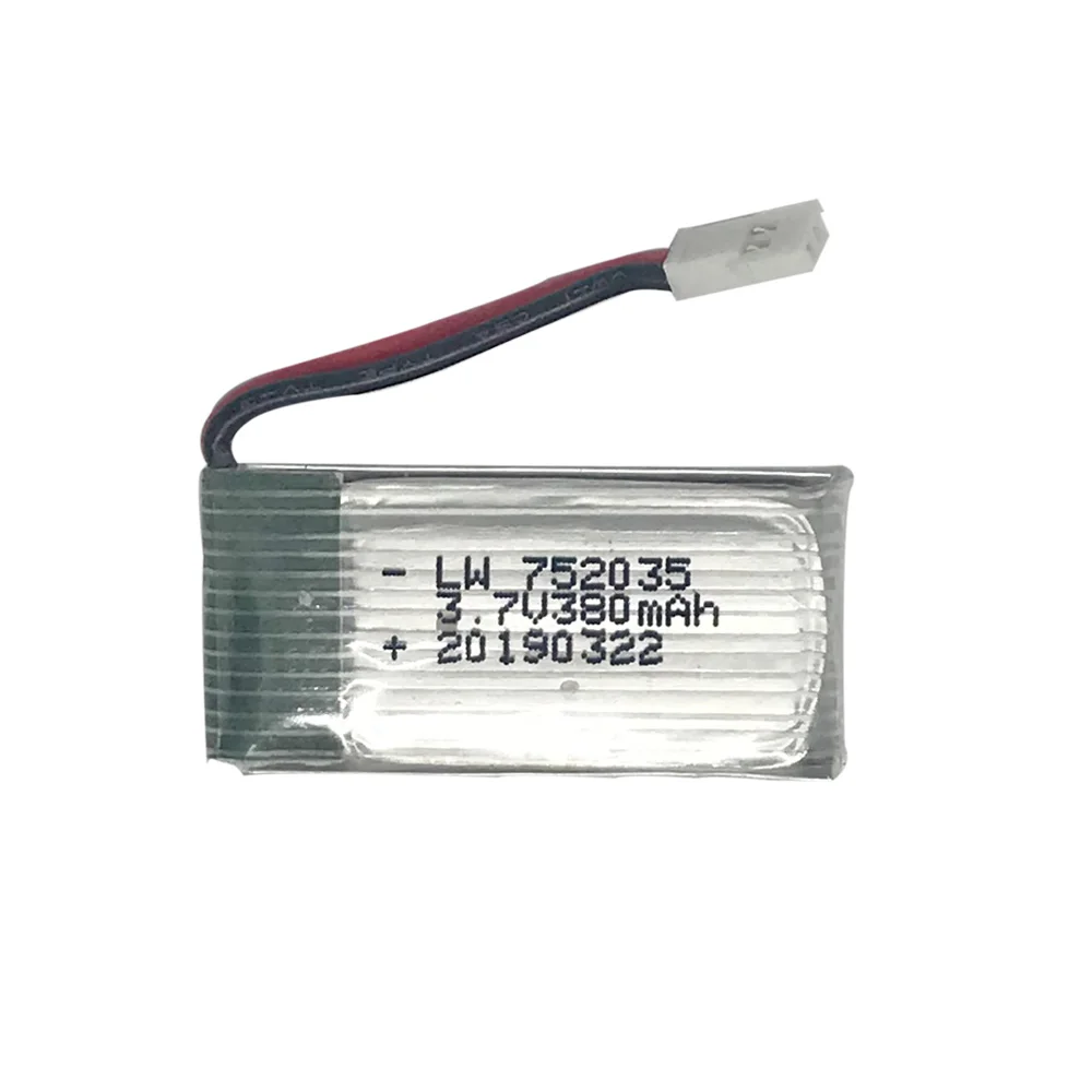 Аккумулятор Lipo для Hubsan X4 H107 H107L H107D JD385 JD388 3 7 в 380 мА · ч радиоуправляемых вертолетов