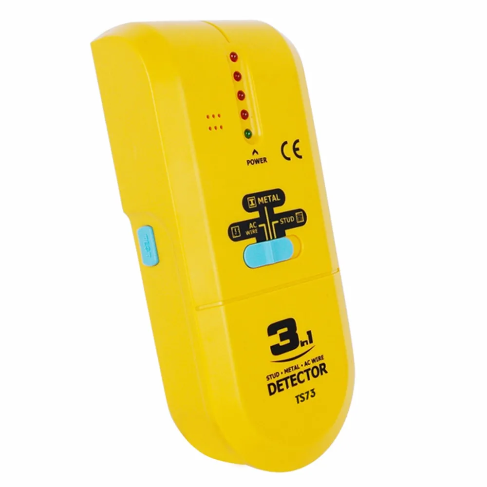 3 in 1 Detector Find Metal Wood Studs AC Voltage Live Wire Wall Scanner