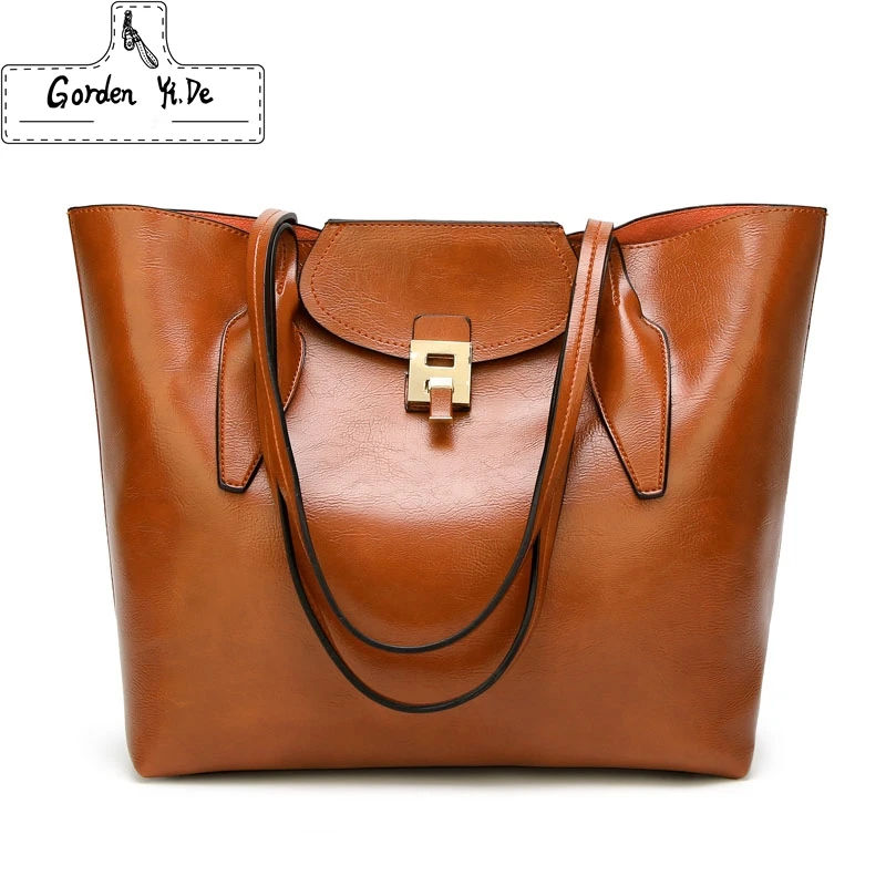 

Famous Brand Large Bags Women Leather Designer Handbags High Capacity Vintage Crossbody Tote Hand Bags Ladies Kabelka