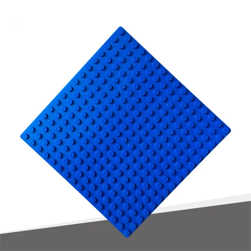 16*16 Dots Base Plate For Small Bricks Baseplate Board LegoINGLs City DIY Building Blocks Sets Parts Baseboard Toys For Children