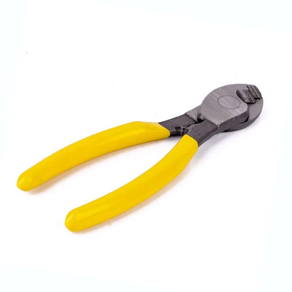 1pc Electric Wire Cutter Plier 6 inch Plastic Handle Steel Shear Cable