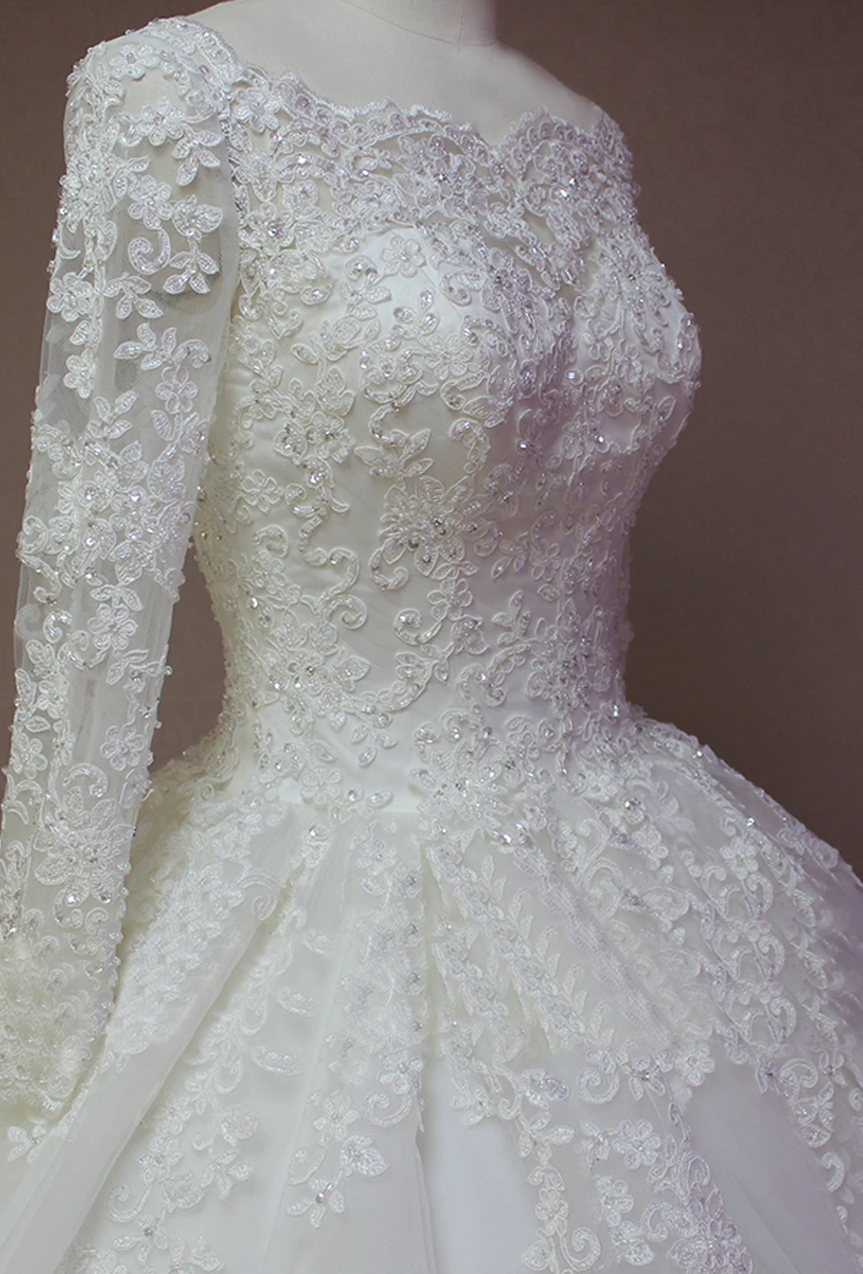 Free veil robe de mariage White Ivory us2.4.6.8.10.12.plus