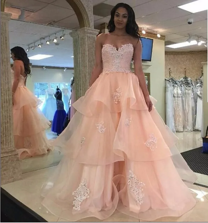 Vestidos-De-Novia-Robe-de-Soiree-Blush-Pink-Long-Prom-Dresses-2017-Sweetheart-Lace-Applique-Formal