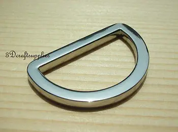 

d ring d-rings purse ring alloying nickel 32 mm 1 1/4 inch 10pcs U50