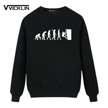 

New Top Men Fleece Hoodies Sweatshirt Evolution Bodybuilding Man Boy Clothing Male Boys round neck fashion leisure