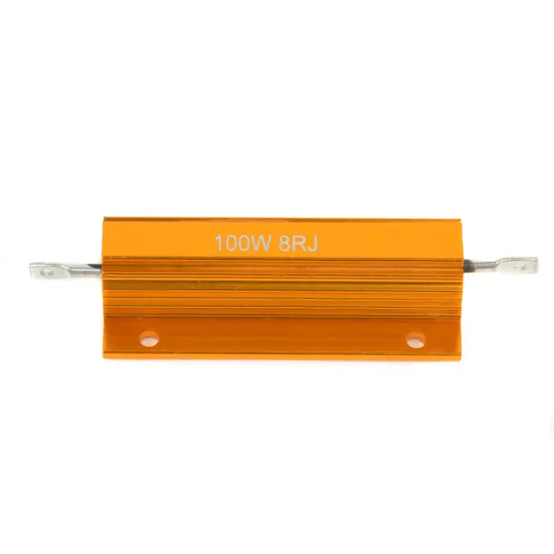 

1/2/4/6/8/10 Ohm 100W High Power Aluminum Shell Housed Case Wirewound Resistor high quality