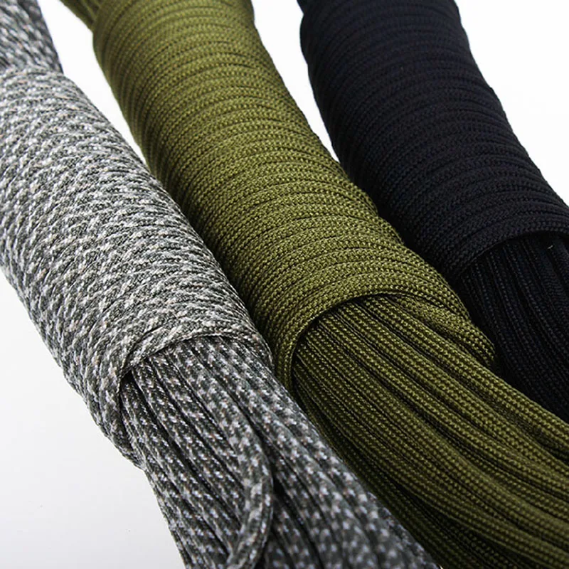 5 Meters  Dia.4mm 7 stand Cores Paracord for Survival Parachute Cord Lanyard Camping Climbing Camping Rope Hiking Clothesline