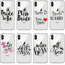 Bride Quotes And Get Free Shipping On Aliexpress Coque Capa Bride To Be Clear Soft Tpu Silicone Phone Cover For Iphone X Case