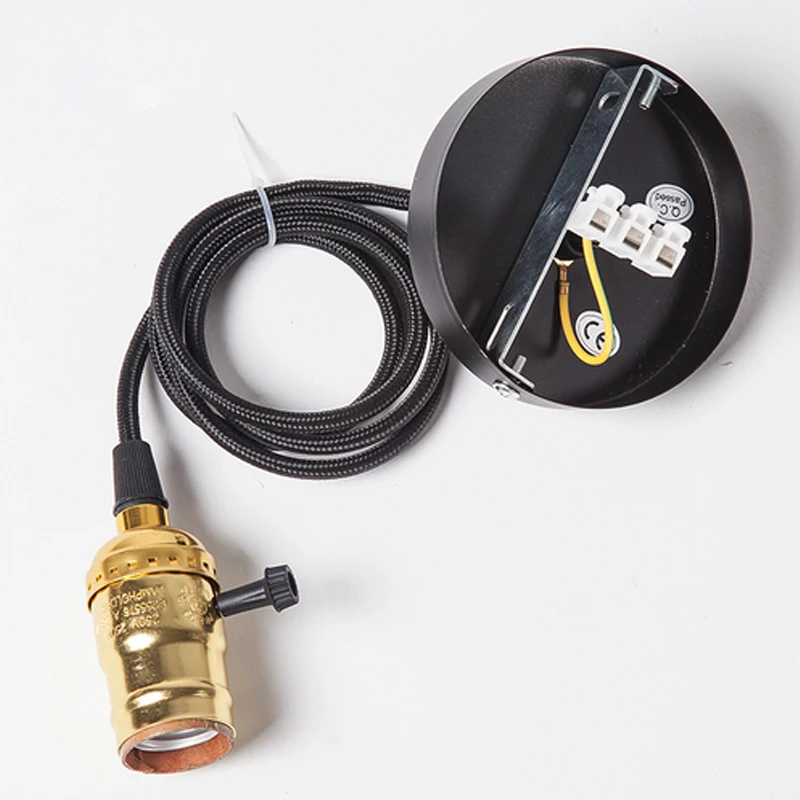 Алюминиевый Подвесной Светильник E27 держатель лампы для 110 В 220 led/Лампа