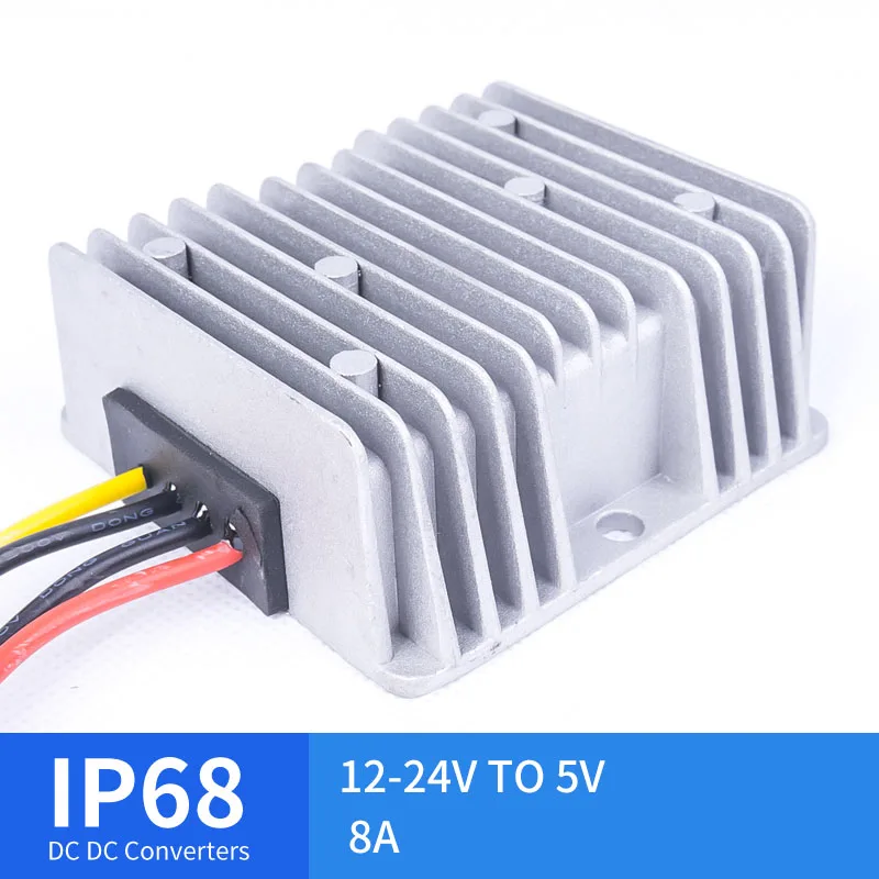 

DC DC 12-24V TO 5V 8A Step-Down Converter for Automotive Solar Voltage Regulators