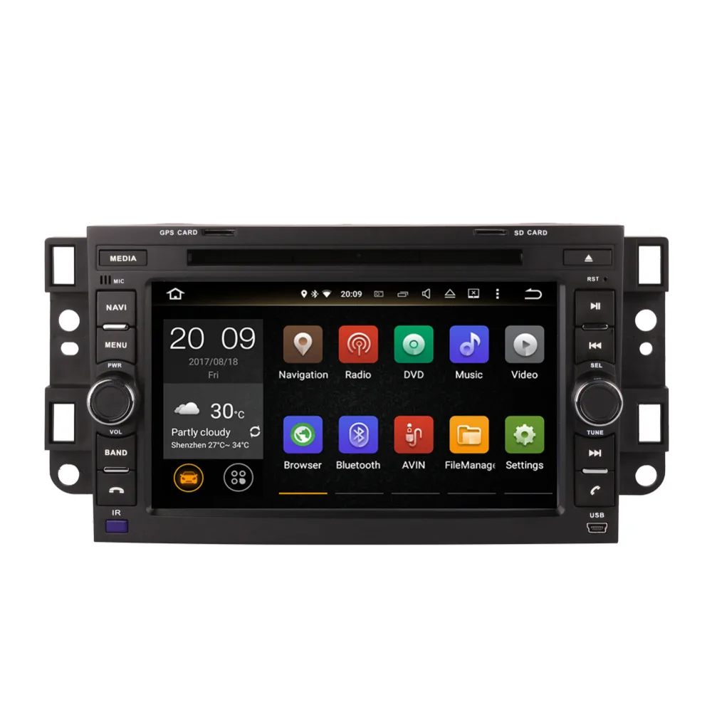 Sale Android 8.0 Octa Core 4GB+32GB Car PC Radio Stereo Multimedia For Chevrolet Epica/Captiva/Lova 2006-2011 GPS Bluetooth Wifi SD 1