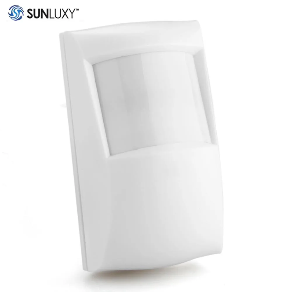 

SUNLUXY High Sensitivity Wired PIR Sensor Motion Detector 110 Angle Infared Alarm System for Home Office Security DC 12V