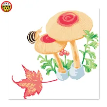 Картина по номерам художественная краска по номерам кленовый лист декоративная краска для рисования на холсте цифровая краска ing известные краски ings Abstr