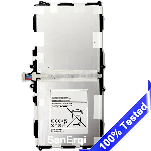 Аккумулятор T8220E для Samsung Galaxy SM-P601 P600 T520 P601 P605 P607 Note 10 1 2014 Edition аккумулятор 8220 мАч |