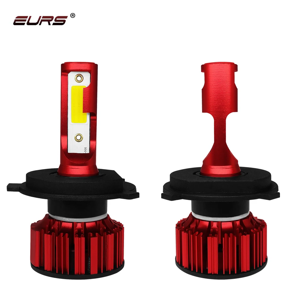 

EURS 2PCS Mini Q1 Car Headlight H7 Led H4 H8 H11 Led Headlight Bulb HB4 HB3 50W 6000LM Auto Light Bulbs Automotive Lamp 12V 24V